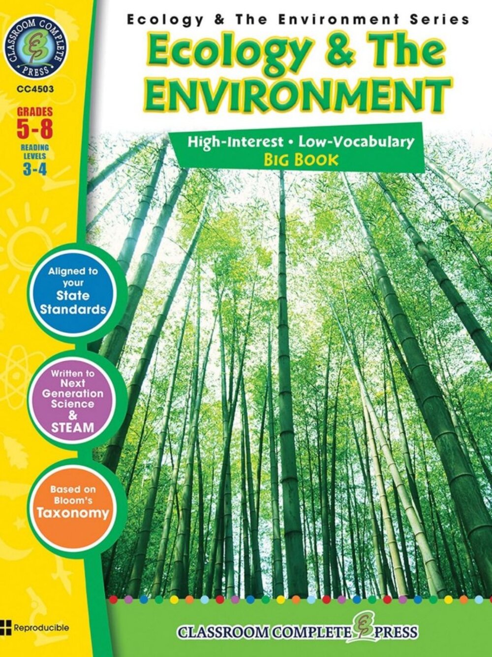 Ecology & Environment Big Book for Grades 5-8 | Educational Resource